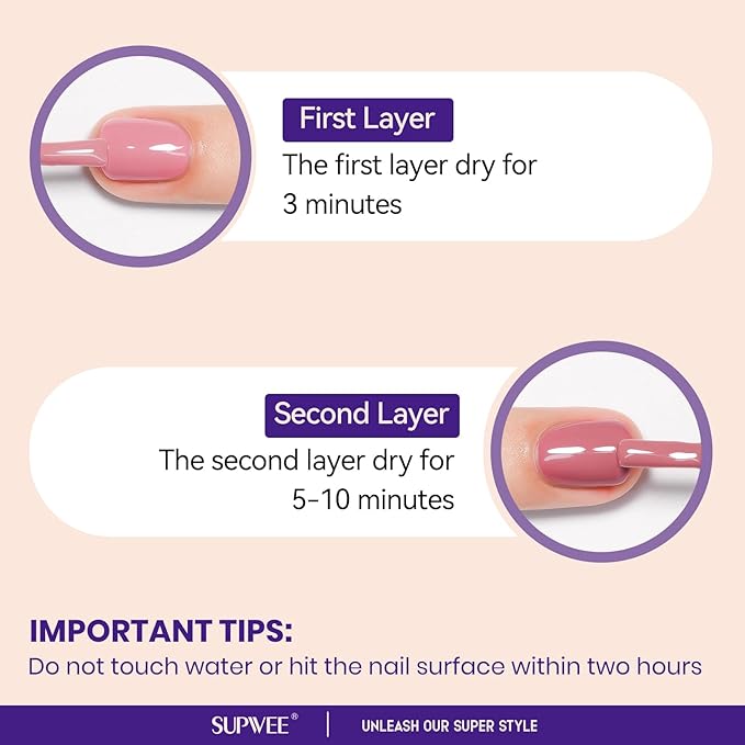 Sheer Nude Quick Dry Nail Polish, 16ml Air Fast Dry Regular Nail Polish Lacquer High Glossy Fall Finger Nail Manicure DIY Nail Art Salon Gift for Women Girl