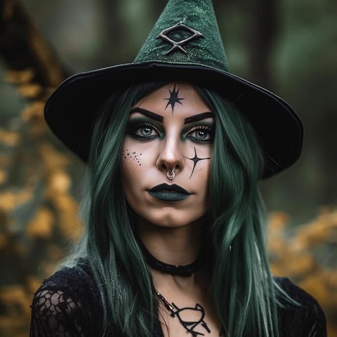 Face and Body Paint Dark Green(30gm)Non-Toxic High-Quality Paint for Children and Adults Halloween Makeup, Costumes, Festivals