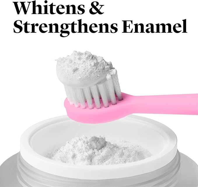 Made by Dentists Professional Teeth Whitening Powder - Remineralizing Hydroxyapatite Tooth Powder Formula with Pap, and Diamond Pwdr - Non-Abrasive Stain Remover for Instant Results