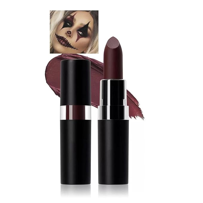 Body Paint Stick, Face and Body Paint Stick for Halloween Joker Zombie Vampire Skeleton Skull Special Effects Mime Makeup (05# Deep Coffee)