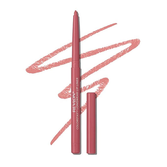 Revlon Colorstay Lip Liner Makeup with Built-in-Sharpener, Longwear Rich Colors, Stocking Stuffer for Women, 680 Blush, 0.01 oz