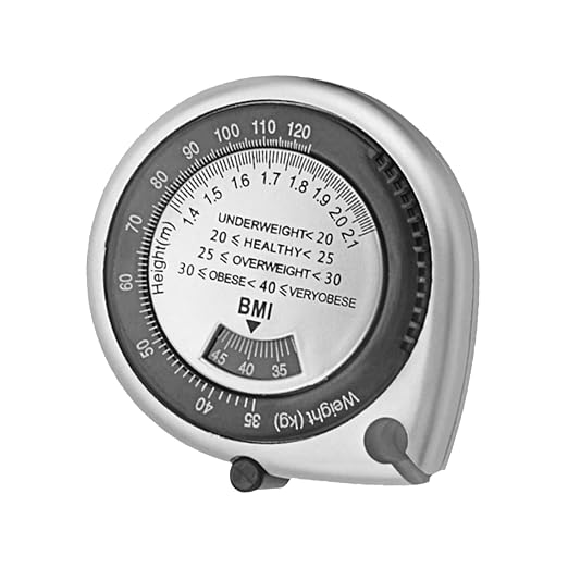 Holibanna BMI Tape Measure 1.5m Retractable for Fitness Tracking Composition Analysis