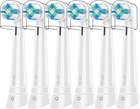 iO Replacement Heads Compatible with Oral B iO 3 4 5 6 7 8 9 10 Series Electric Toothbrush,IO Toothbrush Heads Compatible with Oral B iO,Medium-Hard bristles Care for Your Teeth,White
