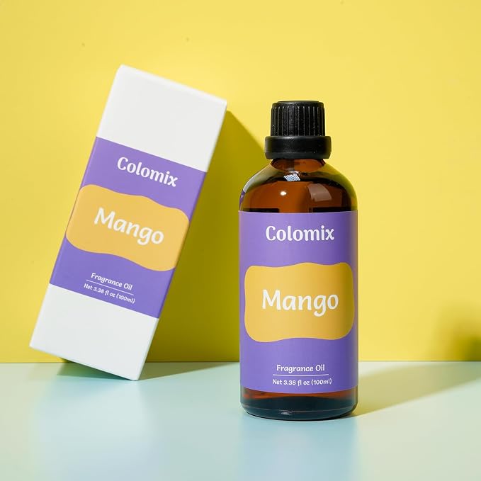 Premium 100ml Mango Fragrance Oil – Natural and Long-Lasting Scent for Candle Scents Oil, Diffusers for Home| Delightful Scent Essential Oil for Aroma, Soap Making & More, Gift Scented Oils