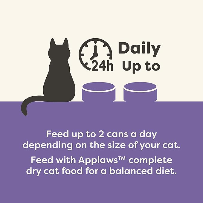 Applaws Fish & Chicken Variety in Broth Wet Cat Food 12-Pack 2.47 oz Cans | 100% Natural, High Quality Ingredients, High Protein, No Artificial Additives, Limited Ingredients