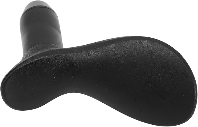 Manual Trigger Point Massage Tool Ergonomic Stress Relief Portable Thumb Massager for Body Deep Tissue Massage Neck Back Legs Rubber Metal Compact Lightweight (Small Round Cone Head)