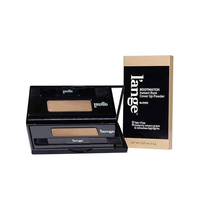 L'ANGE HAIR RootMatch Instant Root Cover Up Powder | Conceals Grays & Sparse Spots | Extends Highlights | Transfer- & Water-Resistant | For All Hair Types (Blonde)