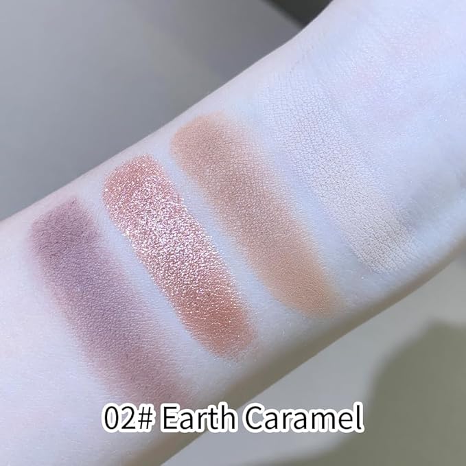 Neutral Nude Matte & Shimmer Eyeshadow Palette,Beige Brown Copper Taupe Brown Neutral-Warm Mattes Glitter Eye shadow Contour Makeup Palette for Mature Women, Blue Green Eyes, Daily Natural Makeup.