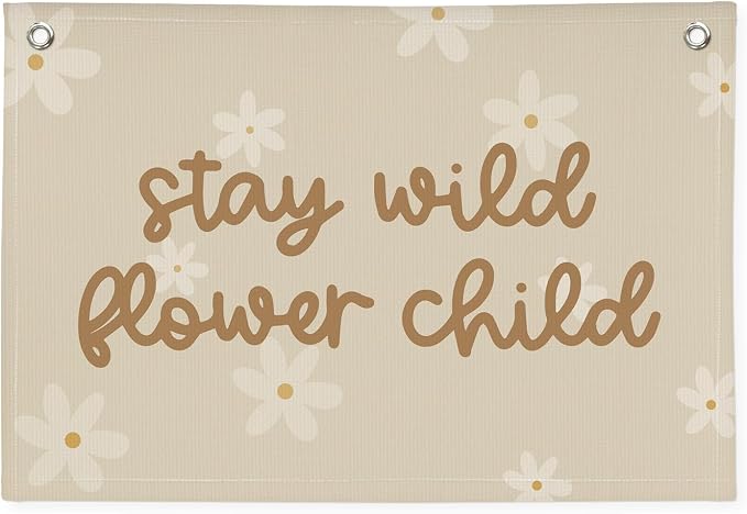 Girls Room Decor, Wildflower Wall Decor Sisters Make The Best Friends Banner Flag for Sisters Room Decoration，Boho Nursery Baby Girls Toddler Kids，Girls Bedroom 30x20,girlroom