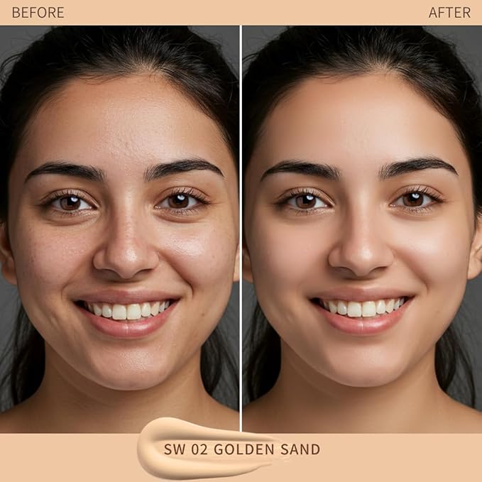 SIIA Cosmetics Seamless Fit Foundation Duo in SW02 Honey Beige