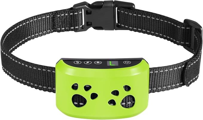 Smart Auto Dog Bark Collar for Small Large Medium Dogs 8-120lbs | Rechargeable Anti Barking Collar with 7 Sensitivity & 4 Beep Vibration Training Modes, IP65 Waterproof for Indoor/Outdoor Use