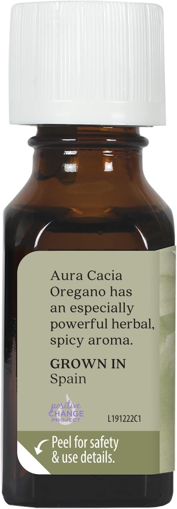 Aura Cacia 100% Pure Oregano Essential Oil, GC/MS Tested for Purity, 15 ml, Origanum vulgare, 0.5 Fl Oz
