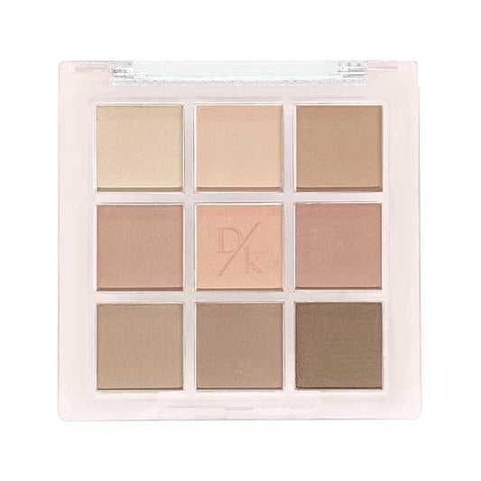 9Colors Matte Eyeshadow Palette, Pink Brown Nude Eye Shadow Pallet, Natural Blendable Eye Makeup