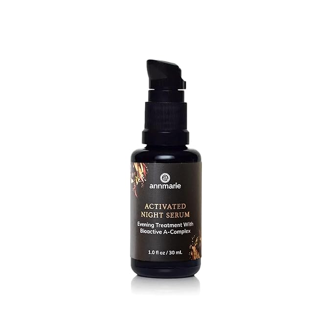 Annmarie Activated Night Serum - 30ml | Retinol Alternative for Bright, Firm, Revitalized Skin - Algae Bioactive A-Complex & Antioxidants - For All Skin Types