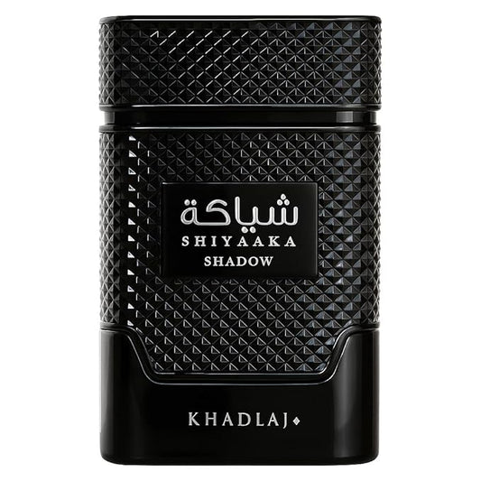 Khadlaj Shiyaaka Shadow – Spicy, Woody, Fruity, Earthy – Eau de Parfum Spray Long-Lasting Fragrance for Unisex, 3.4 Ounce / 100 ml