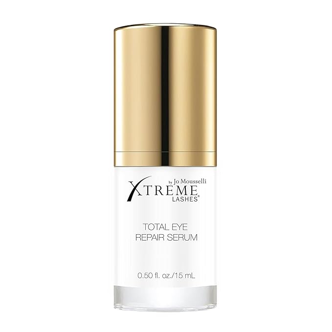 Xtreme Lashes Total Eye Repair Serum, 0.5 Fl Oz, Anti-Aging Eye Serum for Fine Lines, Wrinkles & Puffiness, Firming, Hydrating Eye Treatment for Under Eyes & Eyelids