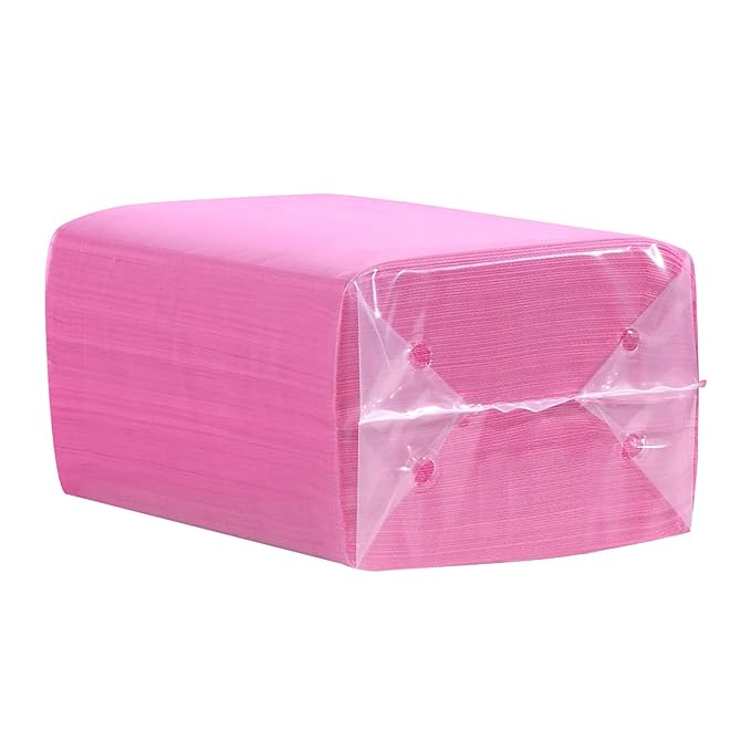 200PCS Pink Disposable Bed Sheets 31" x 71" Massage Table Sheets Non Woven Fabric SPA Bed Cover Breathable for Massage Beauty Tattoos