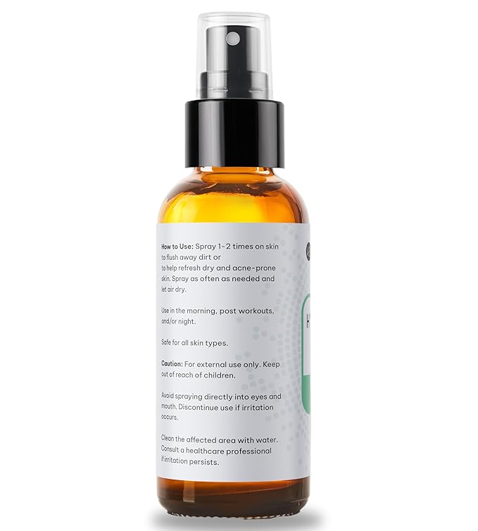 Kate Blanc Cosmetics Hypochlorous Acid Spray for Face and Skin. Gentle Facial Cleanser for Acne-Prone & Sensitive Skin with .02% HOCl (2oz)