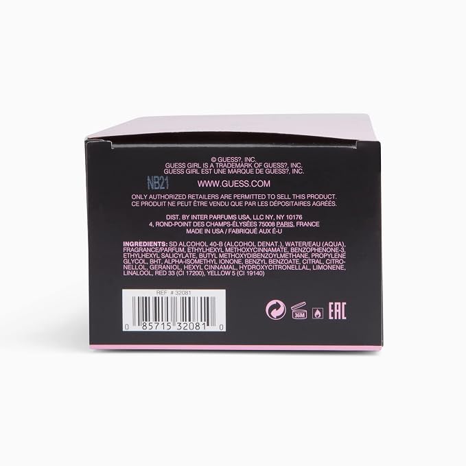 GUESS Girl Eau de Toilette Spray for Women, 3.4 Ounce
