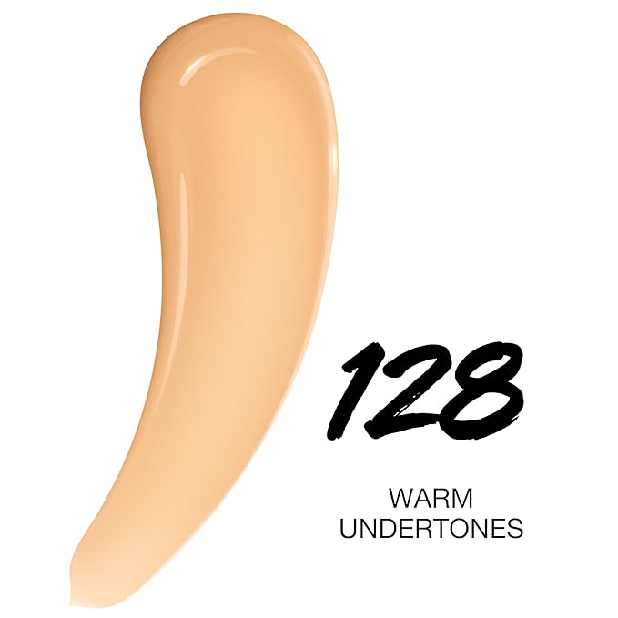 Maybelline Super Stay Lumi-Matte Foundation, Lightweight and Buildable Full Coverage Foundation Makeup For Up To 30HR Wear, 128, 1 Count