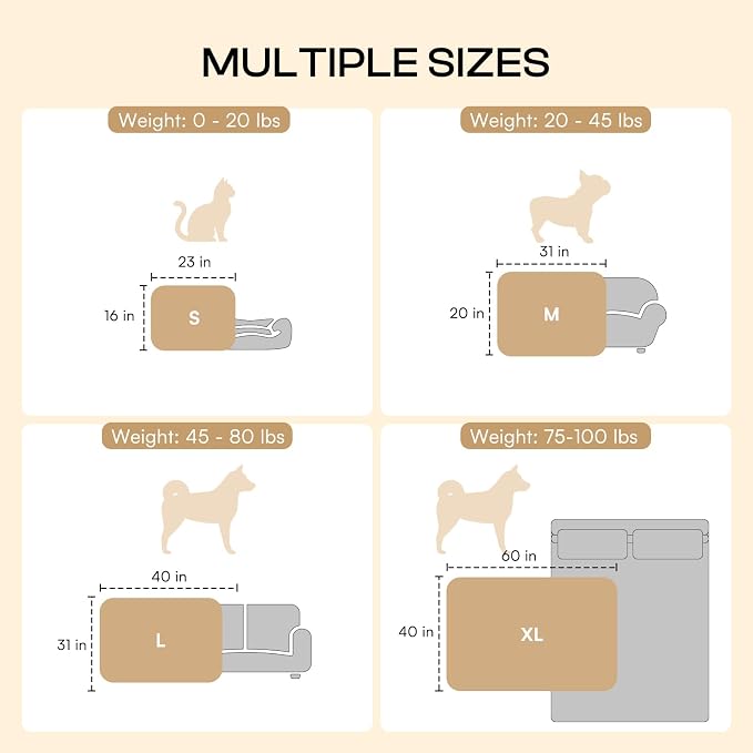 LINENLUX Dog Blankets 3-Pack, Super Soft Fluffy Fleece Pet Throw Warm | Premium flannel fleece pet throw for cat, puppy. Cozy warm for bed, crate, or couch naps; Purple/Coffee/White-3pcs 40x31 inch