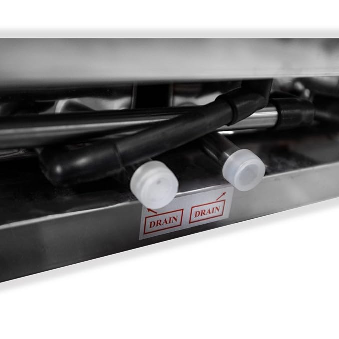 Dermalogic Towel Steamer 481, Stainless Steel Finish Deluxe Towel Warmer for Massage Beauty Center Barber Nail Salon Spa Furniture Equipment