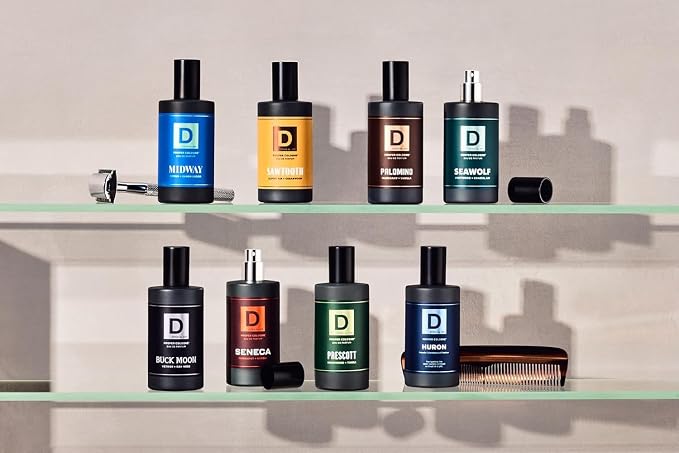 Duke Cannon Proper Cologne Palomino | Men's Eau de Parfum | Mahogany and Vanilla | Subtle, Long-Lasting Natural Scent | 1.7 fl oz (Pack of 2)