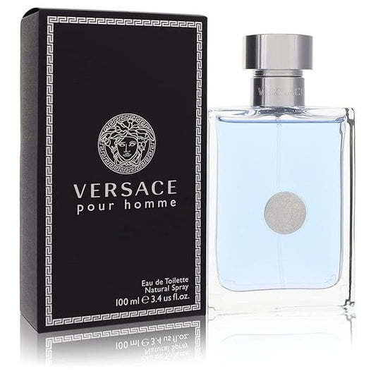 Versace Versace Pour Homme for Men Eau De Toilette Natural Spray, 3.4 fluid_ounces