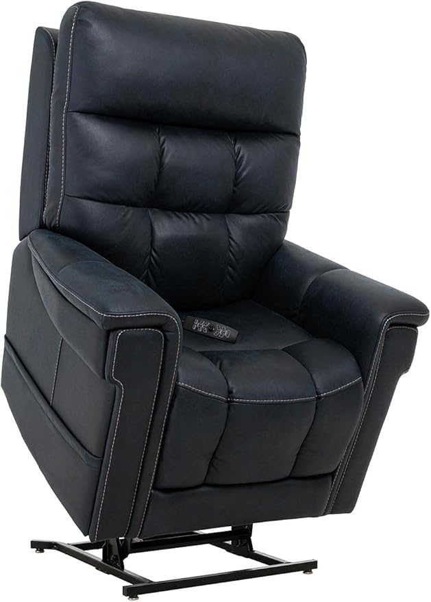 VivaLift! Radiance Power Recliner Lift Chair by PrideMobility, with 3 Heat Pads Heat System (Canyon Ocean, Small with Curbside Delivery)