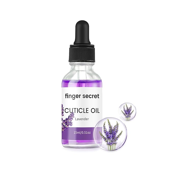 Cuticle Oil,15ml Cuticle Oils Lavender Aroma,Nails CuTicle Oil for Moisturizes&Strength Nails,Professional Manicure & Pedicure Care