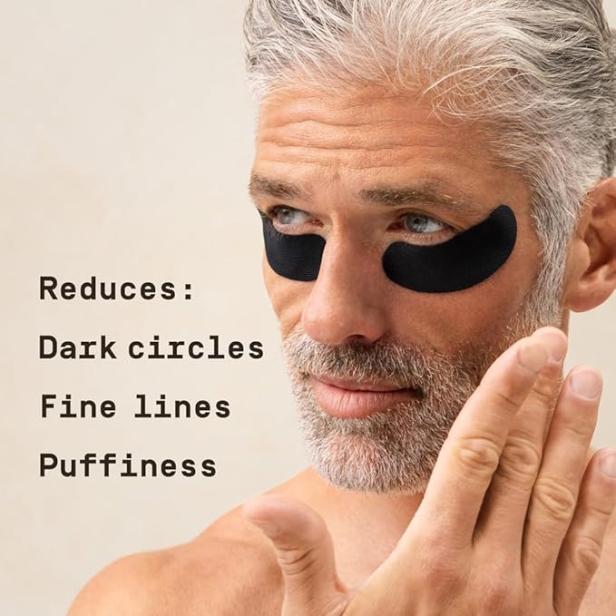 PAPATUI by Dwayne Johnson Fast-Acting Under Eye Patches for Men | Ageless Action to Reduce Puffiness, Dark Circles and Fine Lines | Made with Niacinamide, Hyaluronic Acid, Caffeine | 6ct