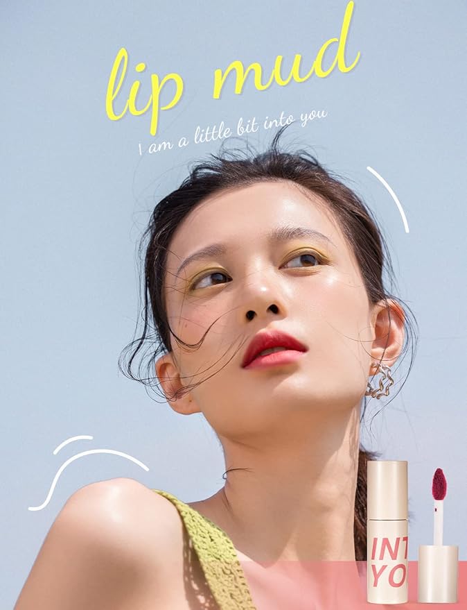 INTO YOU Matte Lipstick, Super Stay Lip Mud for Women, Lip Stain Long Lasting Waterproof, Lip Color Soft Lightweight, Smooth Lip Clay Mousse, Dual-Use For Lips And Cheek, Pink Lipstick (N2)