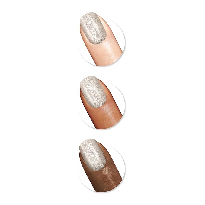 Sally Hansen Good. Kind. Pure. Nail Polish | Plant-Based, Vegan, 16-Free Formula | Shimmer, Glossy | 111 Gilded Serenade | Metallic Gold Nail Color