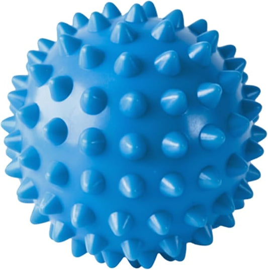 LEZER Spiky Massage Ball, Trigger Massage Point, Plantar Fasciitis, Deep Tissue Myofascial Release Tool, Foot Massager, Muscle Knot Relief, Physical Therapy, 3 in（Blue）