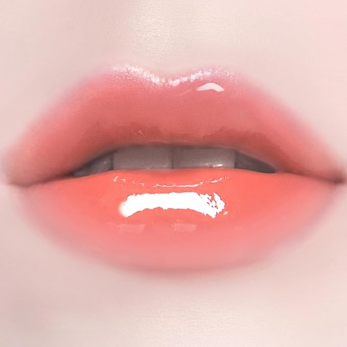 DINTO (Peter & Wendy Collection Deep-Kissed Plumping Lip Enamel - Glitter Lip Gloss, High Shine, Cooling Plumping, Long-Lasting, Vegan & Cruelty-Free (156 Adoring Bell, 4ml)