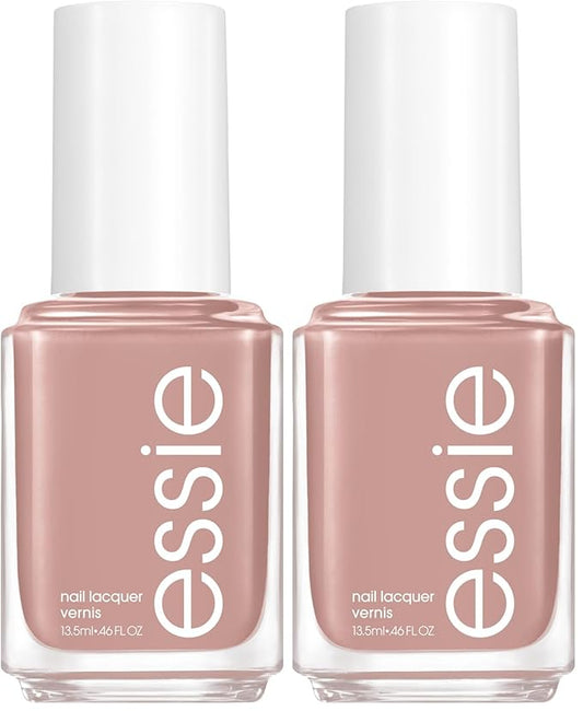 Essie Nail Polish, Light Tan, Wild Nude, 0.46 fl oz | Pack of 2 | 8-Free | Vegan