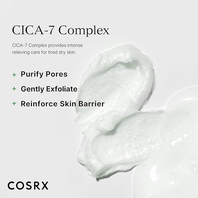 COSRX Pure Fit Cica Creamy Foam Cleanser, 5.07 fl oz / 150ml | Mild Cleanser for Sensitive Skin | 91% Naturally Derived Centella Complex | Animal Testing Free, Paraben Free, Korean Skin Care