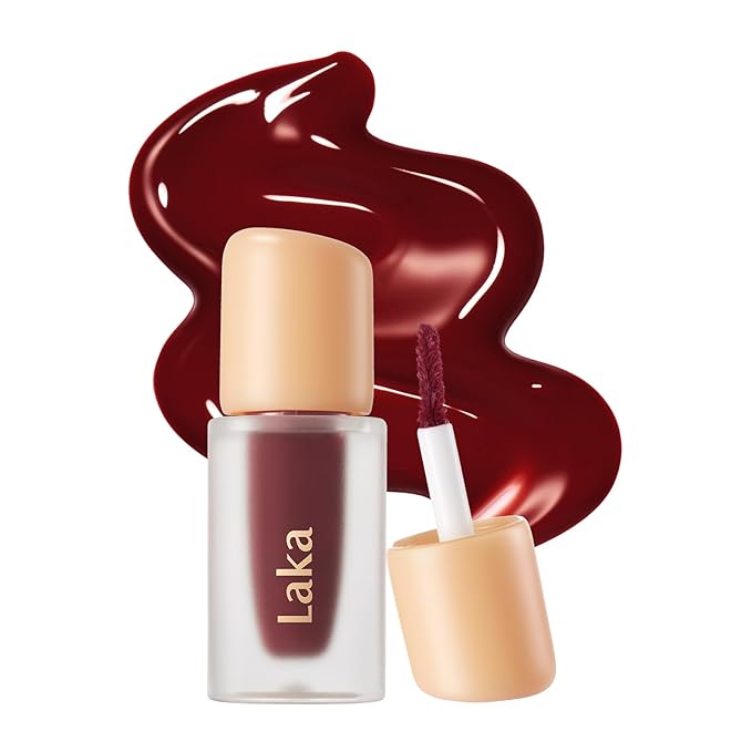 Laka Fruity Glam Lip Tint MinI Duo #104 Cherry, #120 Caffeine Rose