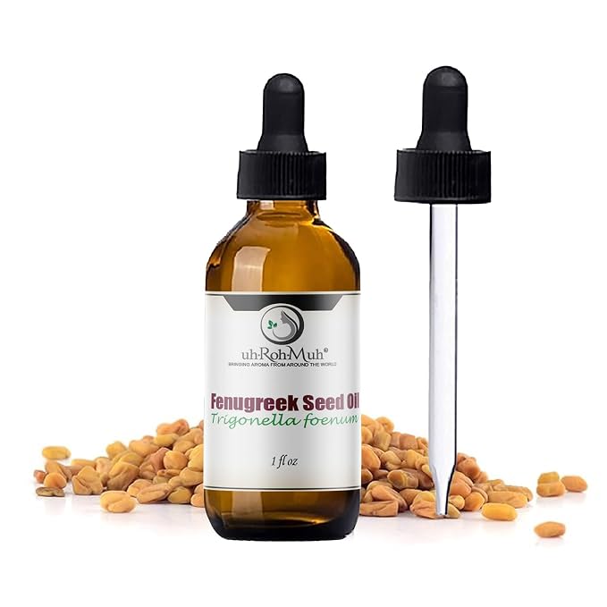 Premium Egyptian Organic Fenugreek Carrier Oil - Cold Pressed, USDA Certified, Pure & Unadulterated - Perfect for Hair, Skin Care & Aromatherapy - 100% Natural - 1 fl oz