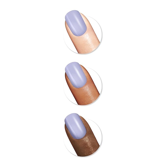 Sally Hansen Good. Kind. Pure. Nail Polish | Plant-Based, Vegan, 16-Free Formula | Opaque, Shiny | 363 Iris-istible | Bright Purple Nail Color