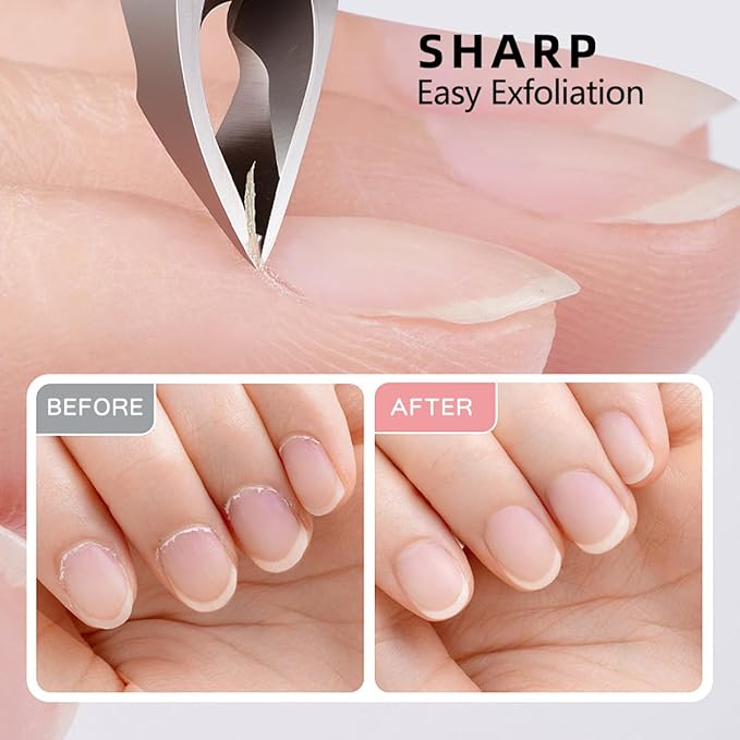 Cuticle Trimmer 3/4 Jaw Extremely Sharp Cuticle Nippers Scissors Stainless Steel Clippers Cutter Remover Pedicure Manicure Nail Tool, cuticle pusher (Cuticle Nippers/Silver-b)