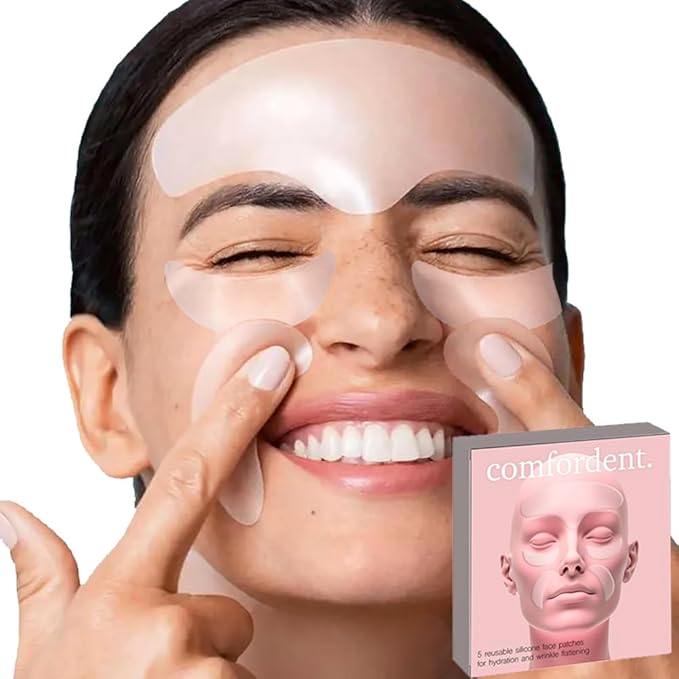 Reusable Silicone Face Patches for Forehead & Fine Lines Overnight Smoothing