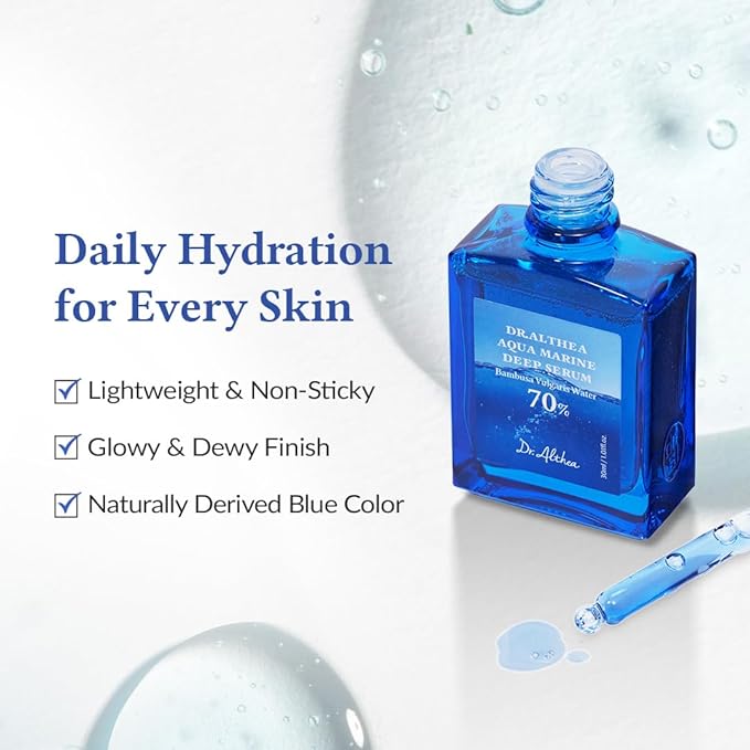 Dr.Althea Post Acne & Hydration Set (Aqua Marine) | Daily Soothing & Deep Hydration Care | Korean Vegan Skincare for All Skin Types