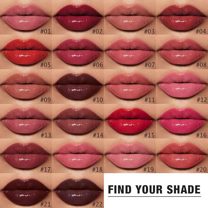 Kaely Longwear No-Budge Lipstick for Women, Highly Pigmented Liquid Lip Color Makeup, Non-Transfer Lip Gloss Stain Waterproof Smudge Proof 24 Hour, Instant Shine, Vegan & Cruelty-Free, 05 RED HOT