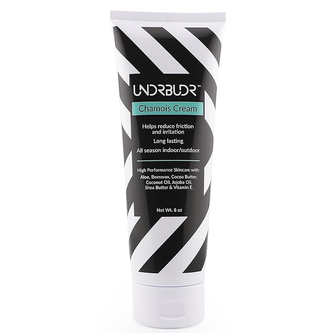 Chamois Cream, Anti-Chafing Cream, Ultra Low Friction, Naturally Enriched (8oz)