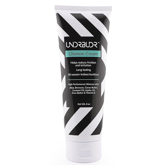 Chamois Cream, Anti-Chafing Cream, Ultra Low Friction, Naturally Enriched (8oz)