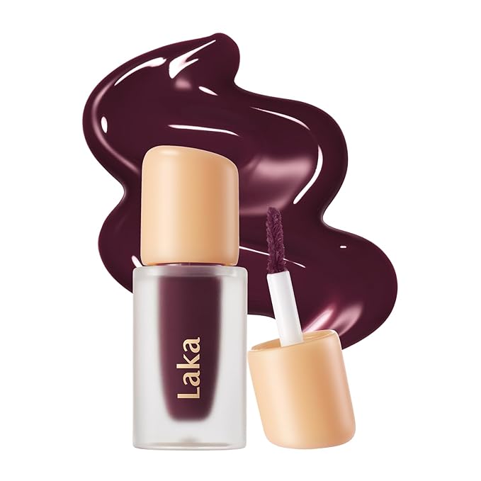 Laka Fruity Glam Lip Tint Mini Best Sellers, #120 Caffeine Rose, #121 Ash Nut, #108 Salty, #103 Humming