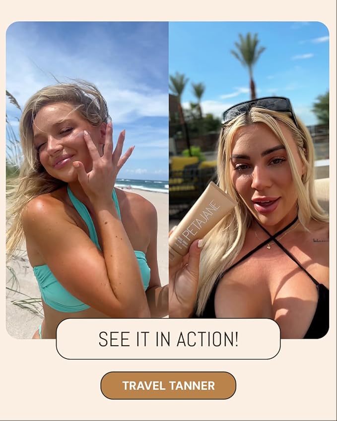 Peta Jane Tan Extender Lotion – Hydrating, Lightweight, Streak-Free Formula to Maintain & Enhance Your Tan, 3.4oz