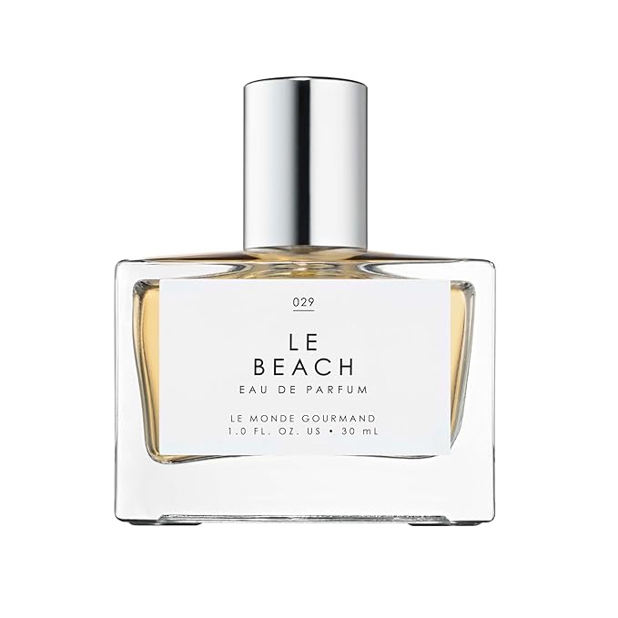Le Monde Gourmand Le Beach Eau de Parfum Spray Perfume for Women, Coconut Water, Jasmine & Vanilla Bean Beach Scent, Vegan & Cruelty Free, 1 fl oz (30 ml)