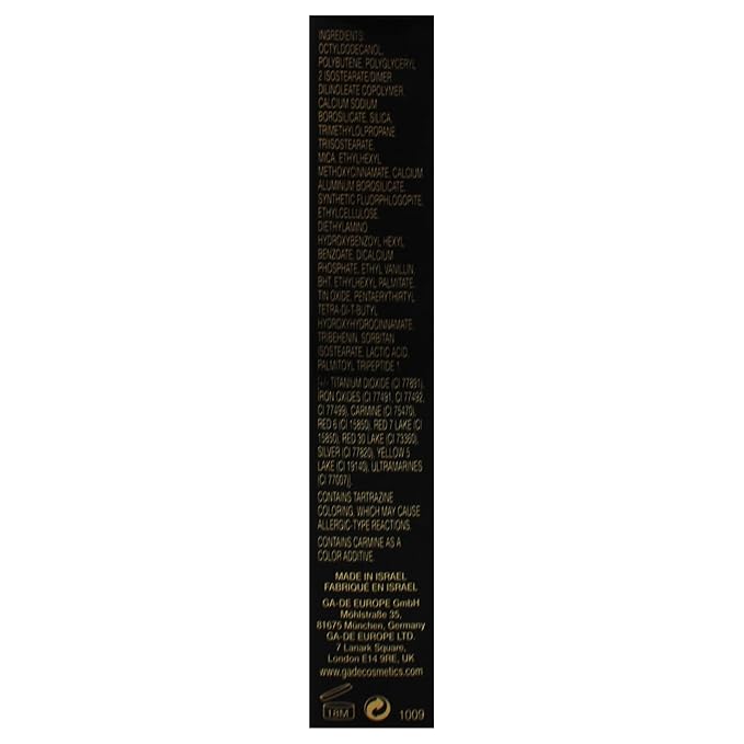 GA-DE Crystal Lights Lip Gloss, 514 - Enriched with Light-Reflecting Crystal Pearls - Smooth Silky, Rich Color - Moisturizes and Adds Shine - 0.2 oz